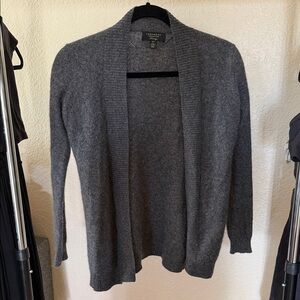 Charter Club Dark Gray Open Cardigan